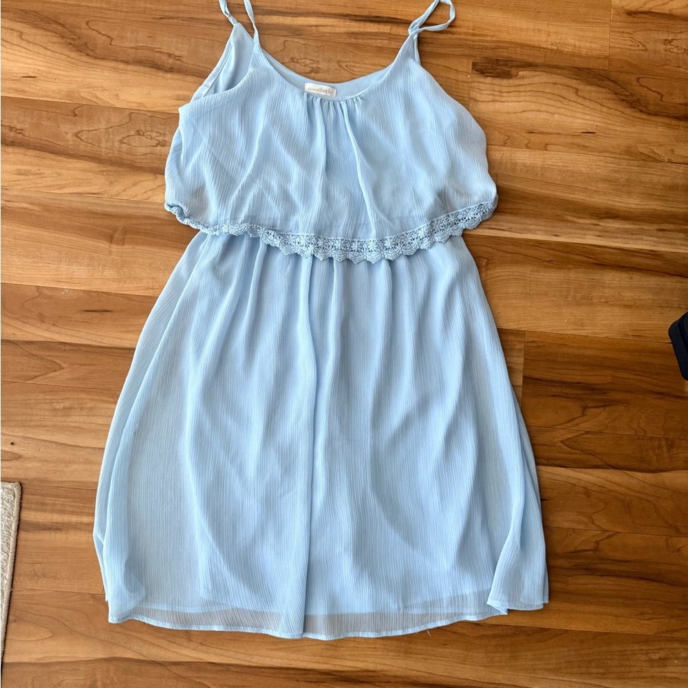 Charming Charlie Light Blue Mini Dress